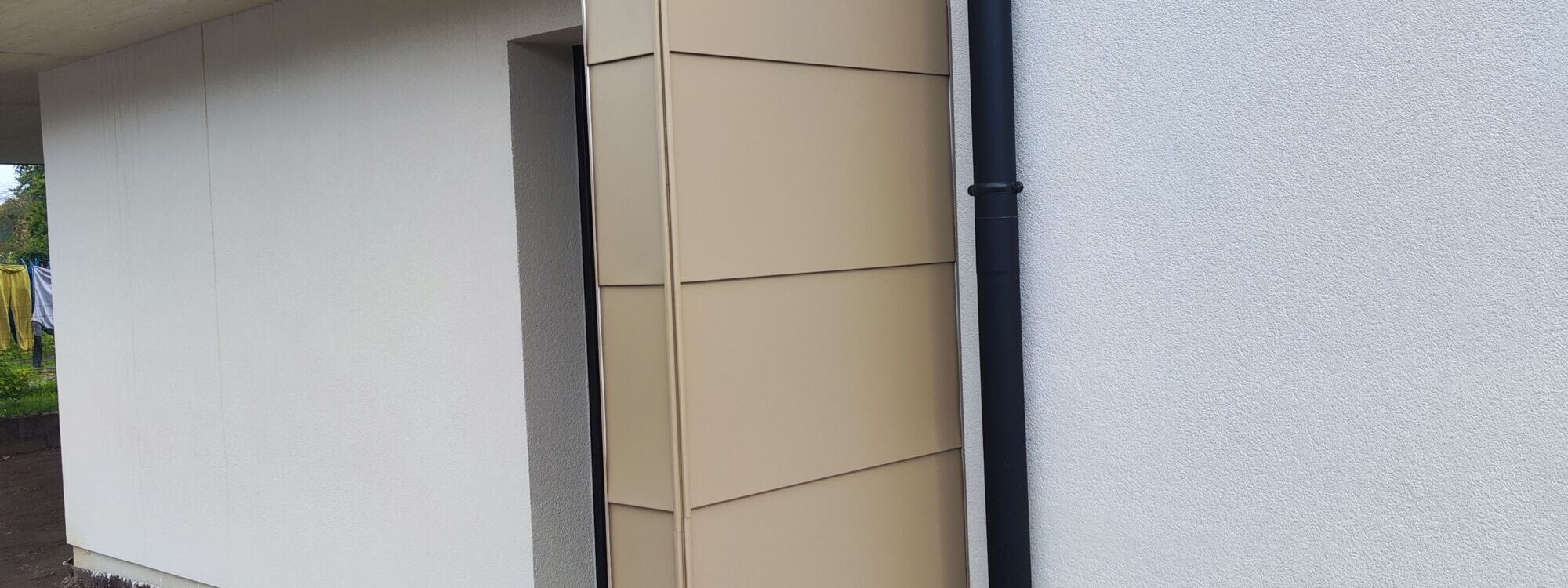 Pose de bardage pour fa&ccedil;ade et toit  &agrave; Sundhoffen pr&egrave;s d’Andolsheim Illzach